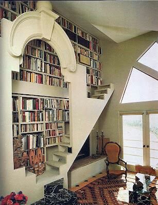 creative book shelves