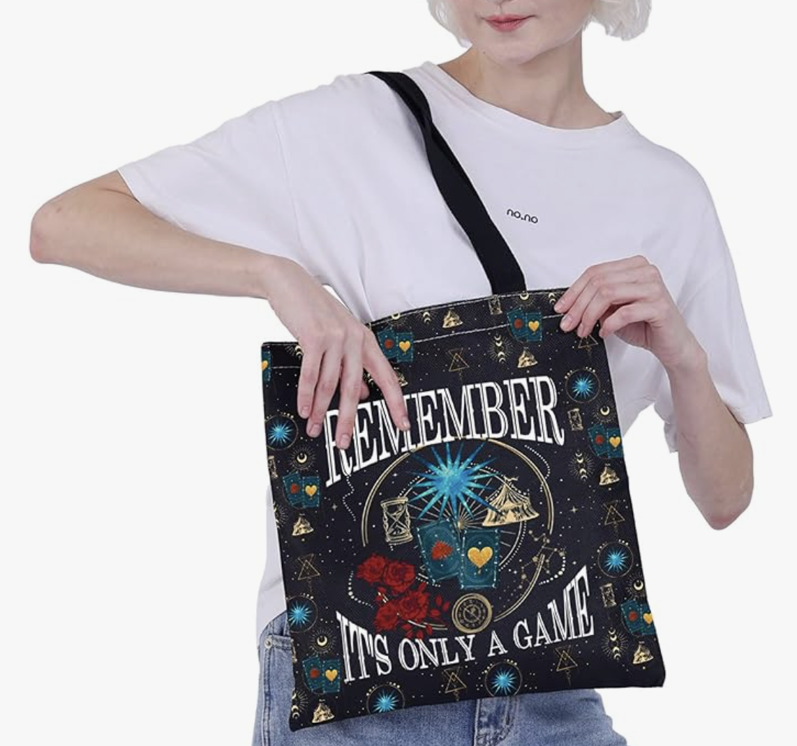 bookish tote bag